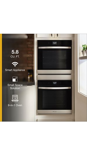 5.8 Cu. Ft. 24 Inch Double Wall Oven with Convection