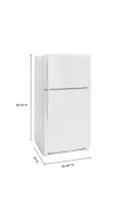 33-inch Wide Top Freezer Refrigerator - 21 cu. ft