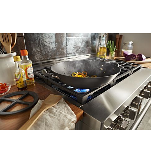 KitchenAid® 36'' Smart Commercial-Style Gas Range with 6 Burners