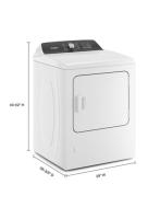 7.0 Cu. Ft. Top Load Electric Moisture Sensing Dryer with Steam