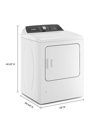 7.0 Cu. Ft. Top Load Electric Moisture Sensing Dryer with Steam
