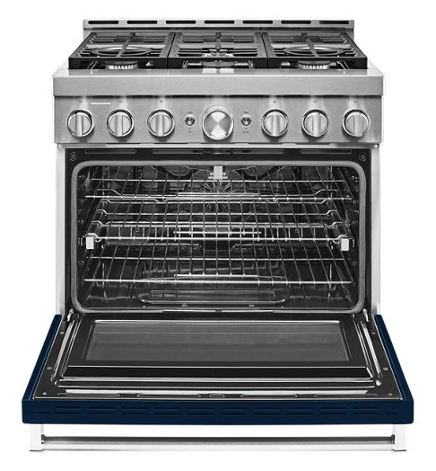 KitchenAid® 36'' Smart Commercial-Style Gas Range with 6 Burners