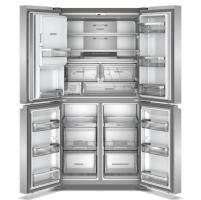 36-Inch Counter Depth 4 Door Refrigerator with Ice Maker in Door