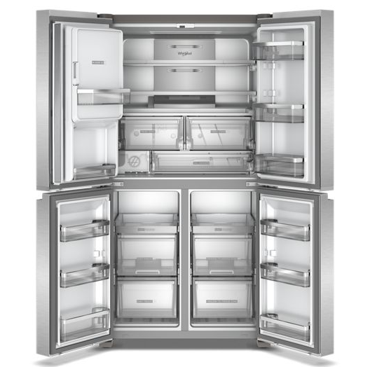 36-Inch Counter Depth 4 Door Refrigerator with Ice Maker in Door