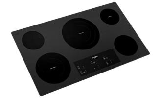36-inch Electric Ceramic Glass Cooktop with Triple Radiant Element