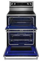 30-Inch 5 Burner Electric Double Oven Convection Range