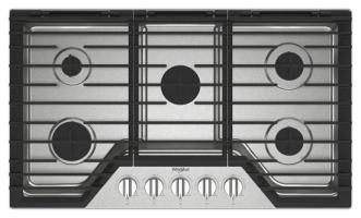 36-inch Gas Cooktop with EZ-2-Lift™ Hinged Cast-Iron Grates