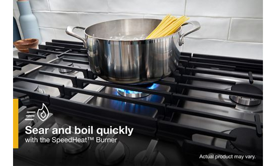 36-inch Gas Cooktop with EZ-2-Lift™ Hinged Cast-Iron Grates
