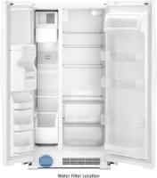 36-inch Wide Side-by-Side Refrigerator - 24 cu. ft.
