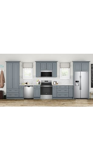 33-inch Wide Side-by-Side Refrigerator - 21 cu. ft