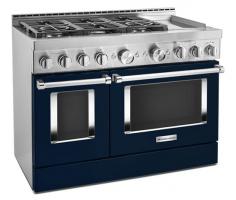  KitchenAid® 48'' Smart Commercial-Style Gas Range with Griddle