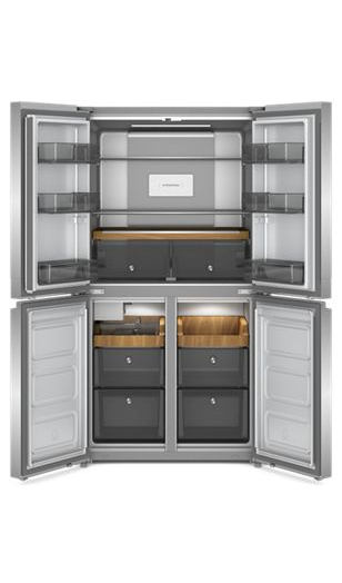 19.4 cu. ft. 36-inch wide Counter-Depth 4-Door Refrigerator with PrintShield™ Finish