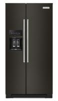 22.6 cu ft. Counter-Depth Side-by-Side Refrigerator with Exterior Ice and Water and PrintShield™ finish