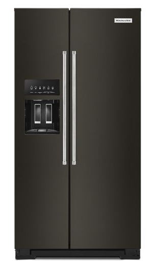 22.6 cu ft. Counter-Depth Side-by-Side Refrigerator with Exterior Ice and Water and PrintShield™ finish