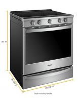 6.4 cu. ft. Smart Slide-in Electric Range with Air Fry, when Connected