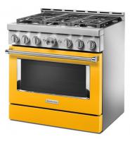 KitchenAid® 36'' Smart Commercial-Style Gas Range with 6 Burners