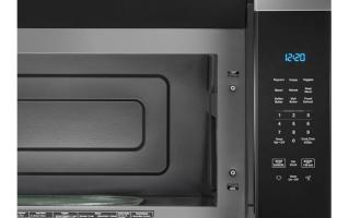30’ W 1.7 cu. ft Over the range Microwave with 1000-Watts Cooking Power
