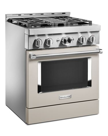 KitchenAid® 30'' Smart Commercial-Style Gas Range with 4 Burners