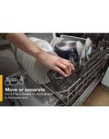 Large Capacity Dishwasher with Tall Top Rack