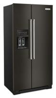 22.6 cu ft. Counter-Depth Side-by-Side Refrigerator with Exterior Ice and Water and PrintShield™ finish