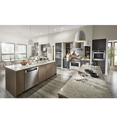 KitchenAid® 36'' Smart Commercial-Style Dual Fuel Range with 6 Burners