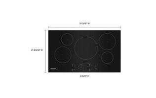 36-Inch 5-Element Sensor Induction Cooktop