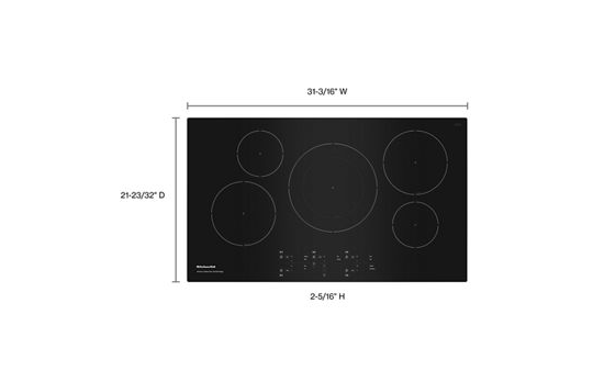 36-Inch 5-Element Sensor Induction Cooktop