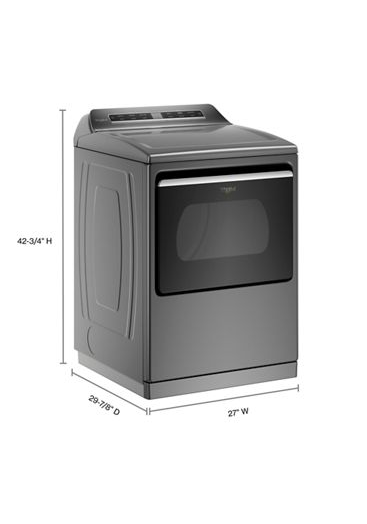 7.4 cu. ft. Top Load Gas Dryer with Advanced Moisture Sensing