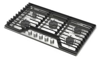 36-inch Gas Cooktop with Fifth Burner