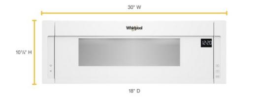 1.1 cu. ft. Low Profile Microwave Hood Combination