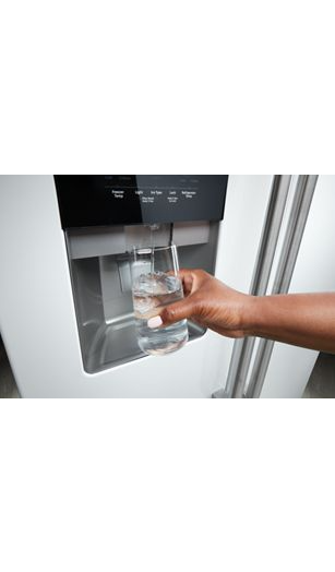 36-inch Wide Side-by-Side Refrigerator - 25 cu ft.