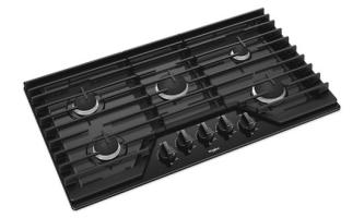 36-inch Gas Cooktop with EZ-2-Lift™ Hinged Cast-Iron Grates.