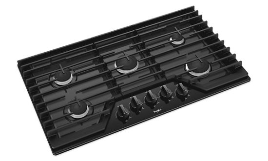 36-inch Gas Cooktop with EZ-2-Lift™ Hinged Cast-Iron Grates.