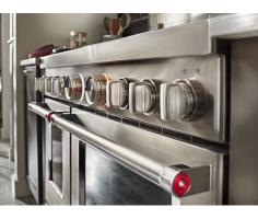 KitchenAid® 48'' Smart Commercial-Style Dual Fuel Range with Griddle