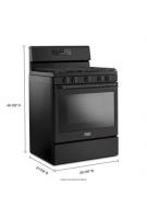 30-inch Wide Gas Range With 5th Oval Burner - 5.0 Cu. Ft.