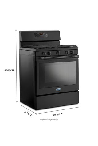 30-inch Wide Gas Range With 5th Oval Burner - 5.0 Cu. Ft.