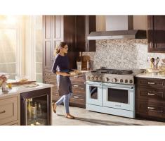  KitchenAid® 48'' Smart Commercial-Style Gas Range with Griddle