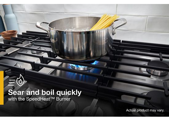 30-inch Gas Cooktop with 2-in-1 Hinged Grate to Griddle