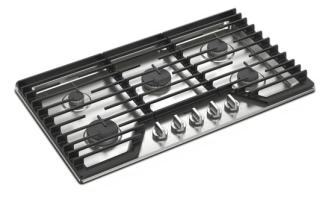 36-inch Gas Cooktop with EZ-2-Lift™ Hinged Cast-Iron Grates