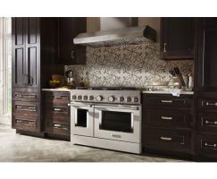 KitchenAid® 48'' Smart Commercial-Style Dual Fuel Range with Griddle