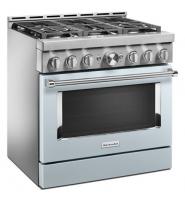 KitchenAid® 36'' Smart Commercial-Style Gas Range with 6 Burners