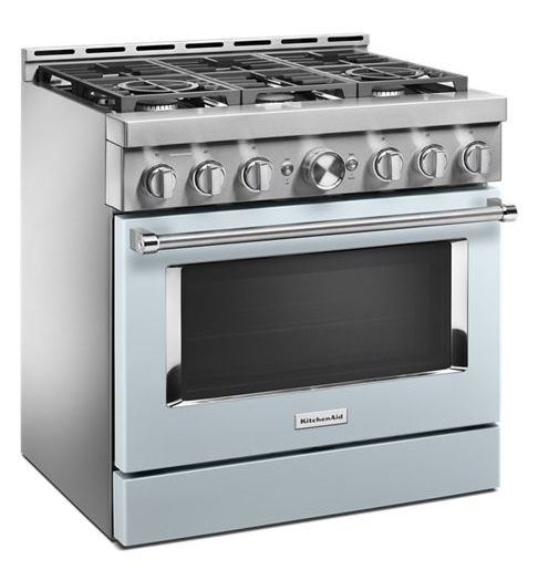 KitchenAid® 36'' Smart Commercial-Style Gas Range with 6 Burners