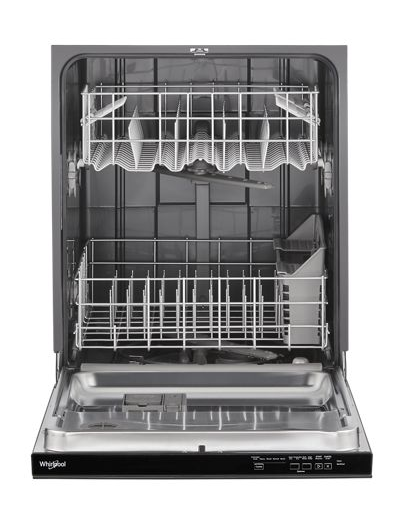 Quiet Dishwasher with Boost Cycle and Pocket Handle