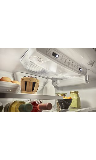 20 cu. ft. 36-Inch Width Counter-Depth French Door Refrigerator with Interior Dispensev