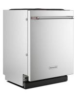 39 dBA Panel-Ready Flush-to-cabinet Dishwasher with FreeFlex™ Fit Third Level Rack