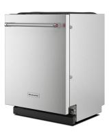 39 dBA Panel-Ready Flush-to-cabinet Dishwasher with FreeFlex™ Fit Third Level Rack