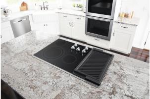 36-Inch Electric Cooktop with Reversible Grill and Griddle