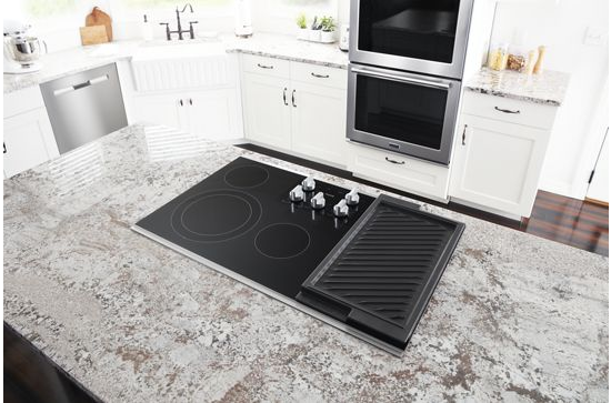 36-Inch Electric Cooktop with Reversible Grill and Griddle