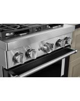 KitchenAid® 30'' Smart Commercial-Style Gas Range with 4 Burners