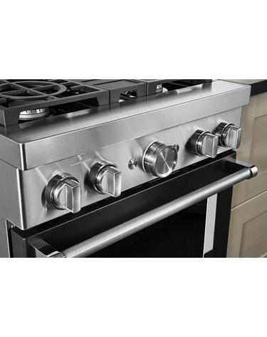 KitchenAid® 30'' Smart Commercial-Style Gas Range with 4 Burners
